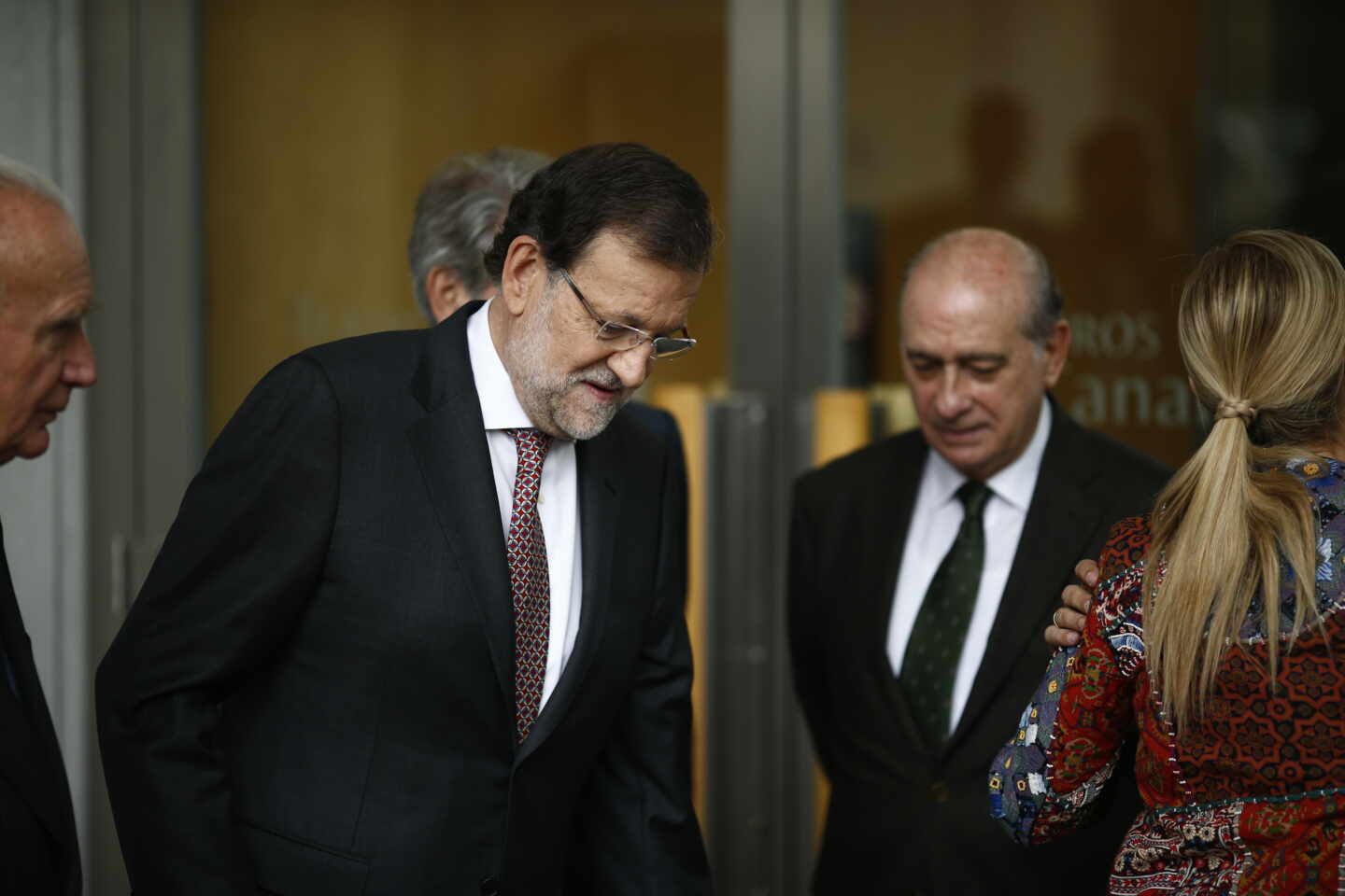 El expresidente del Gobierno Mariano Rajoy y el que fuera ministro del Interior, Jorge Fernández Díaz.