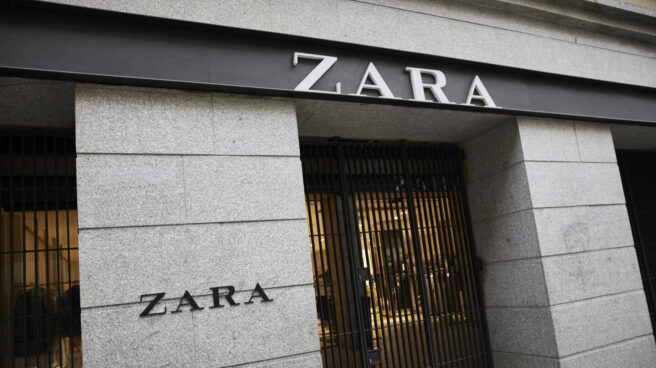 El primer local de Zara que abrió en la capital junto a la Puerta del Sol, en Madrid.