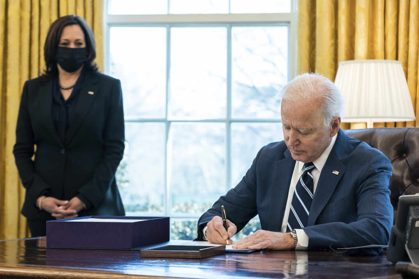 El presidente de EEUU, Joe Biden, y la vicepresidenta, Kamala Harris.