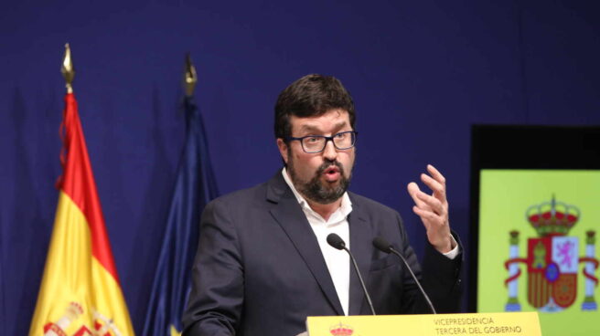 El secretario de Estado de Empleo, Joaquín Pérez Rey comparece en el Ministerio de Trabajo y Economía Social