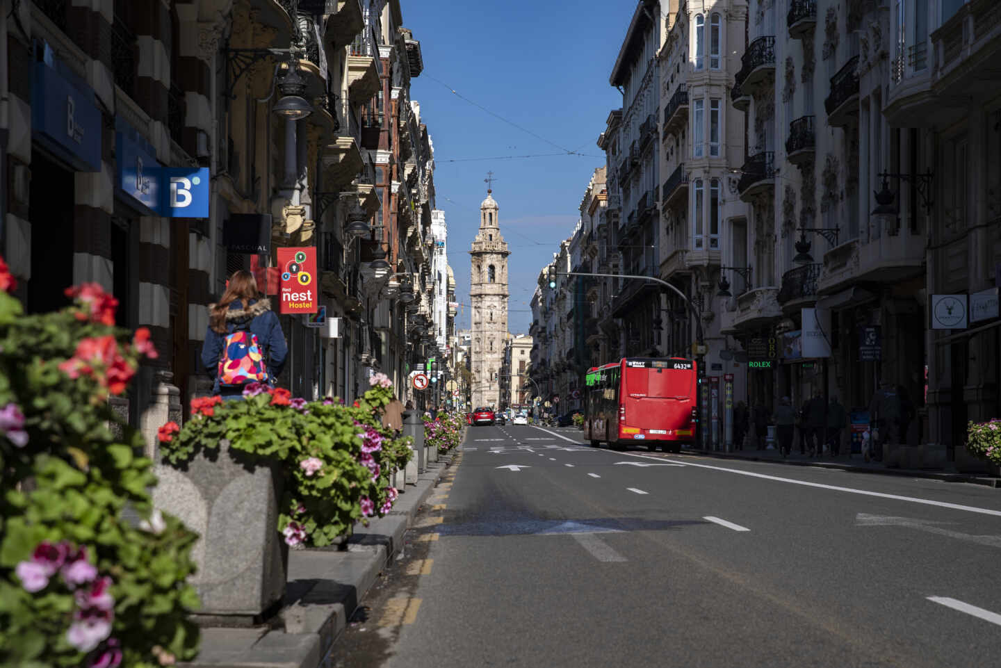 La calle de la Paz de Valencia