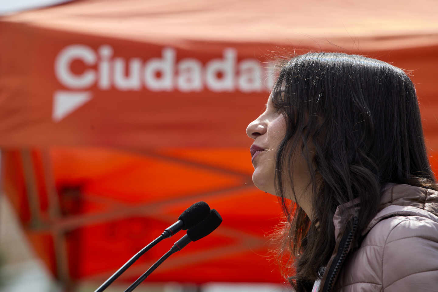 Inés Arrimadas, en un acto de Ciudadanos.