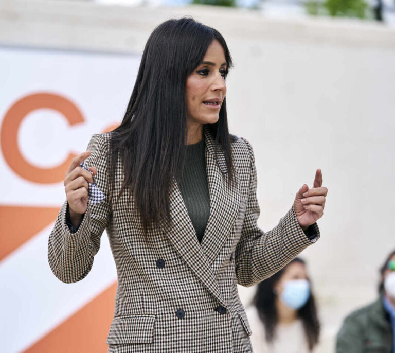 Begoña Villacís, coordinadora de Cs en Madrid, tras la marcha de Aguado