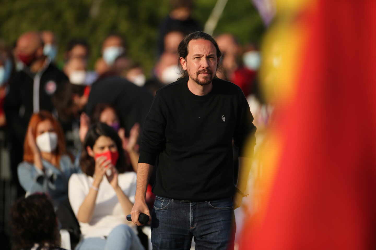 Iglesias llama a la derecha "enemigos arrogantes y violentos de la democracia"