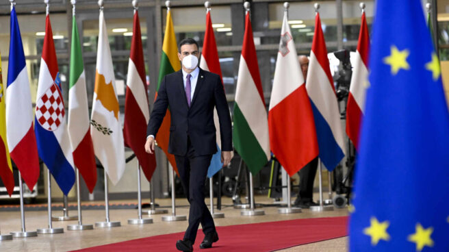 Pedro Sánchez, en el Consejo Europeo. Pedro Sánchez, en el Consejo Europeo.