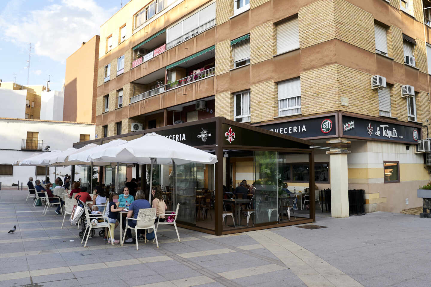 Terraza en Móstoles (Madrid).