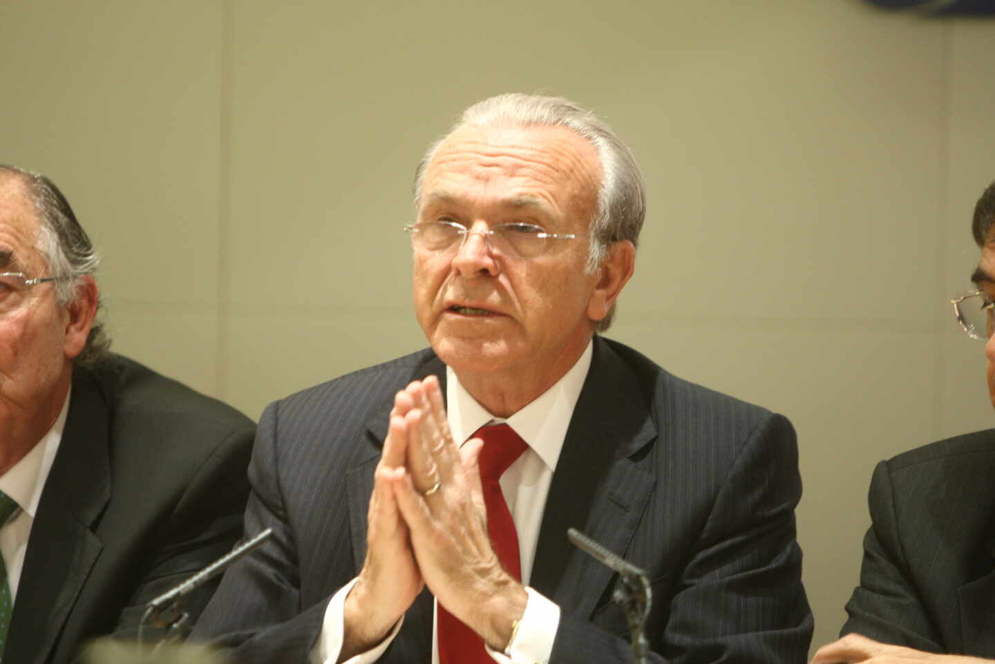 Isidro Fainé, presidente de Criteria Caixa durante un evento realizado en Madrid de la CECA