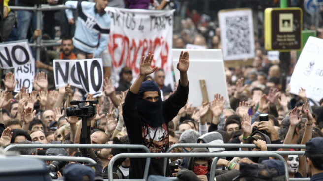 MANIFESTACIÓN DEL 15M ANTE EL CONGRESO