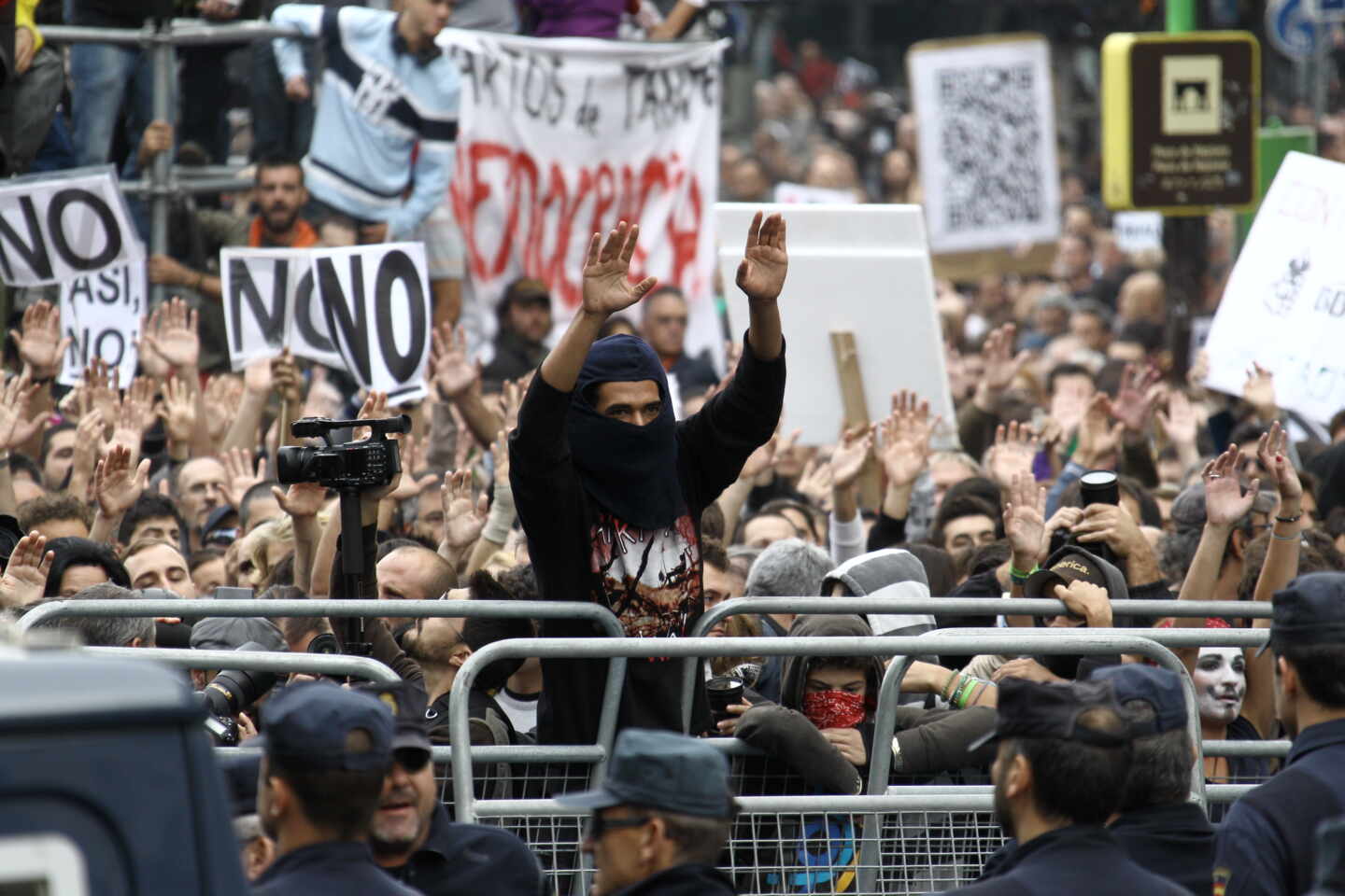 MANIFESTACIÓN DEL 15M ANTE EL CONGRESO