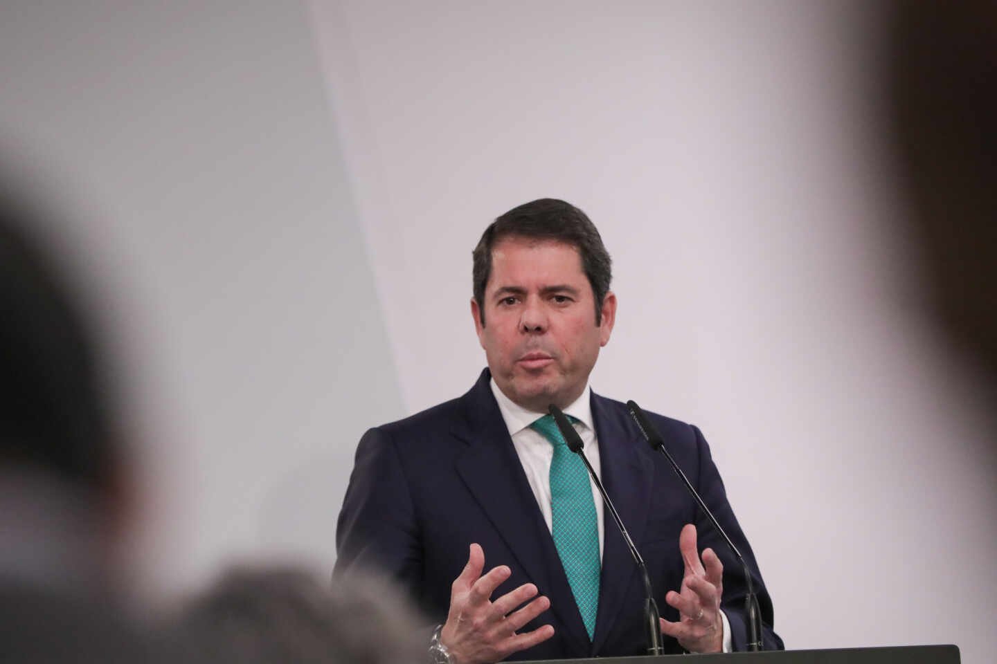 El presidente de la Confederación Española de la Pequeña y Mediana Empresa Cepyme, Gerardo Cuerva, en una rueda de prensa. Foto de archivo.