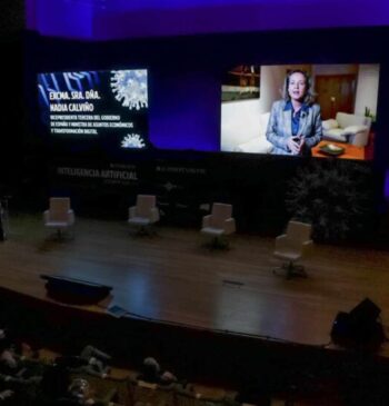 La vicepresidenta Nadia Calviño inauguró el III Congreso Internacional de Inteligencia Artificial 2020 celebrado en Alicante