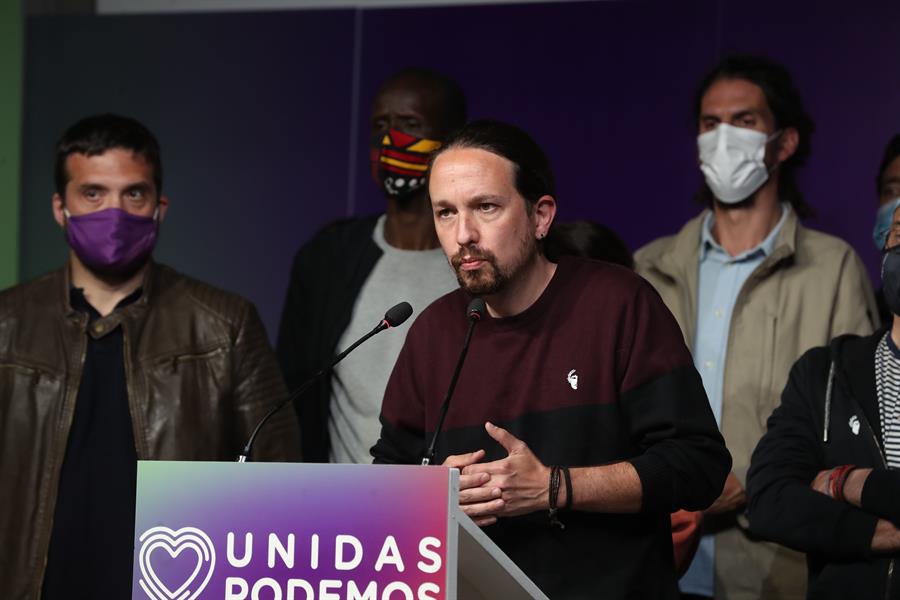 Pablo Iglesias presenta su dimisión.