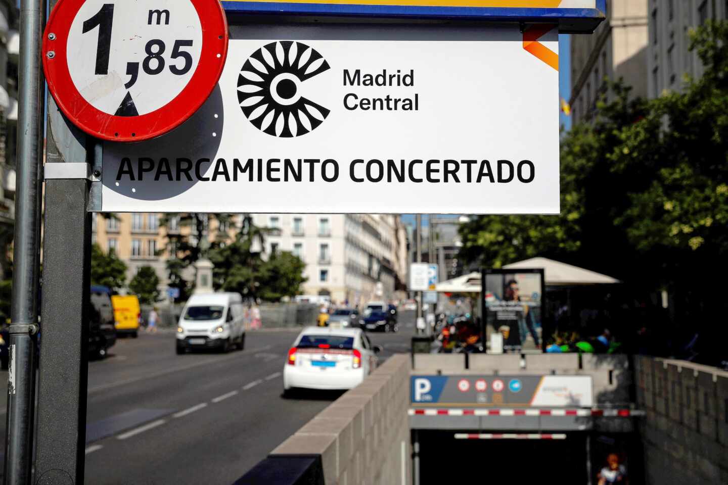 Cartel de Madrid Central.