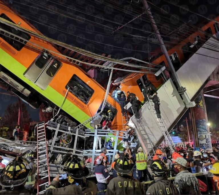 Al menos 15 muertos y 70 heridos en el desplome de la Línea 12 del Metro de Ciudad de México