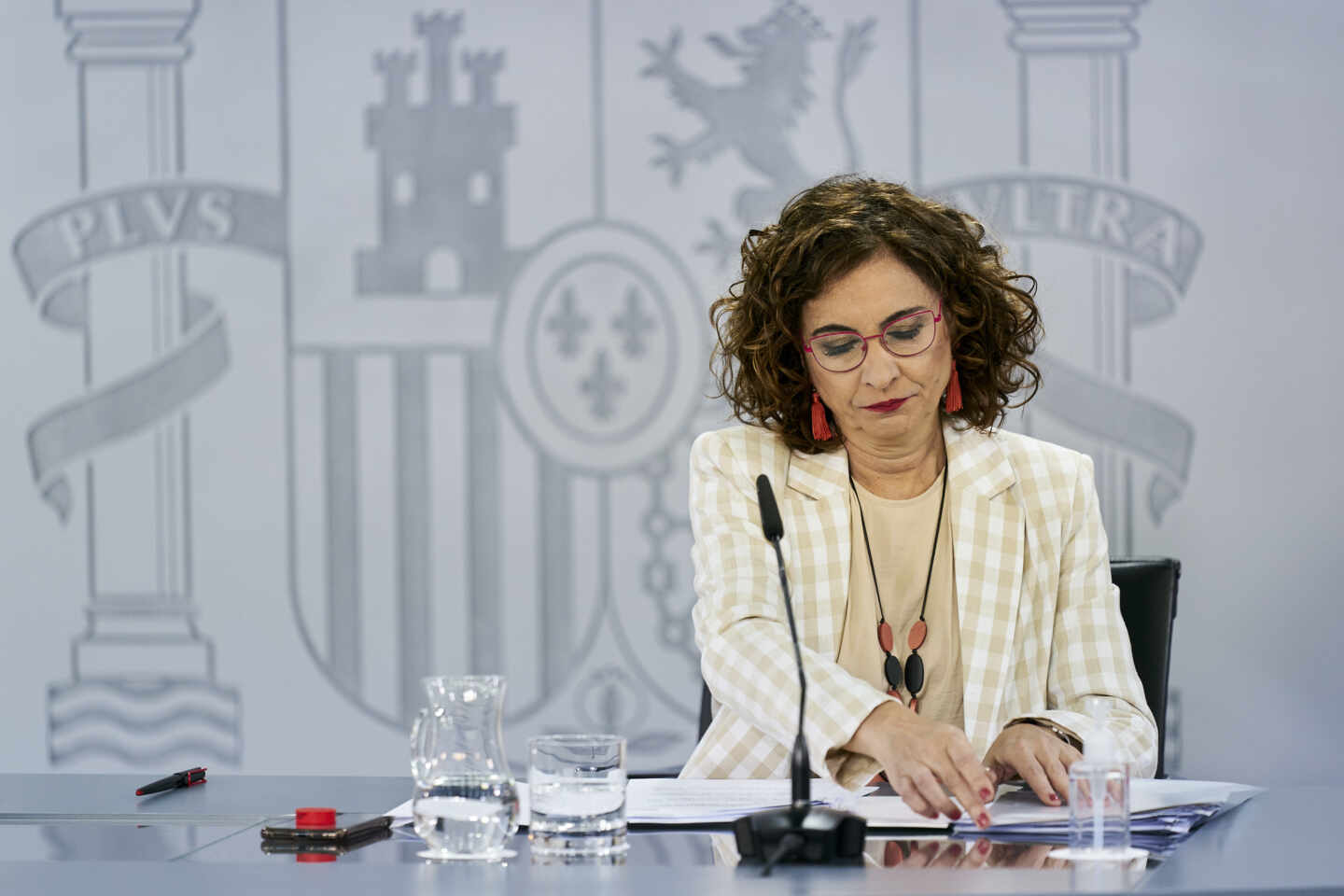 La ministra portavoz y de Hacienda, María Jesús Montero