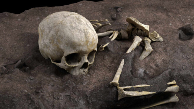 Científicos españoles descubren el enterramiento de un niño hace 78.000 años