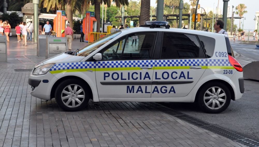 Vehículo de la Policía Local de Málaga.