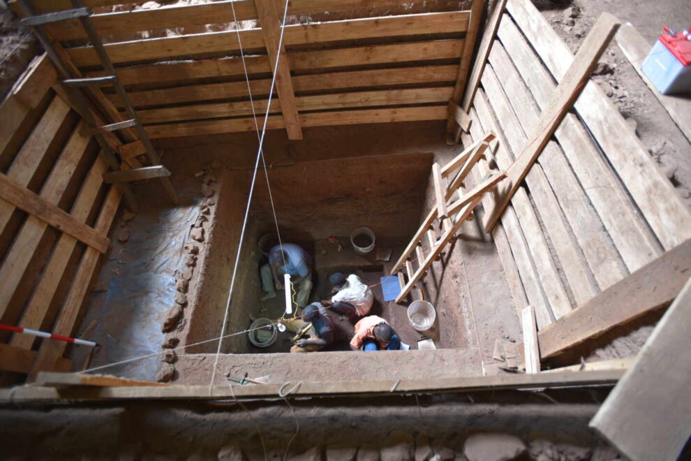 Excavación en el yacimiento de de Panga ya Saidi.