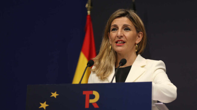 Yolanda Díaz presenta las propuestas en trabajo del Plan de Recuperación La ministra de Trabajo, Yolanda Díaz.
