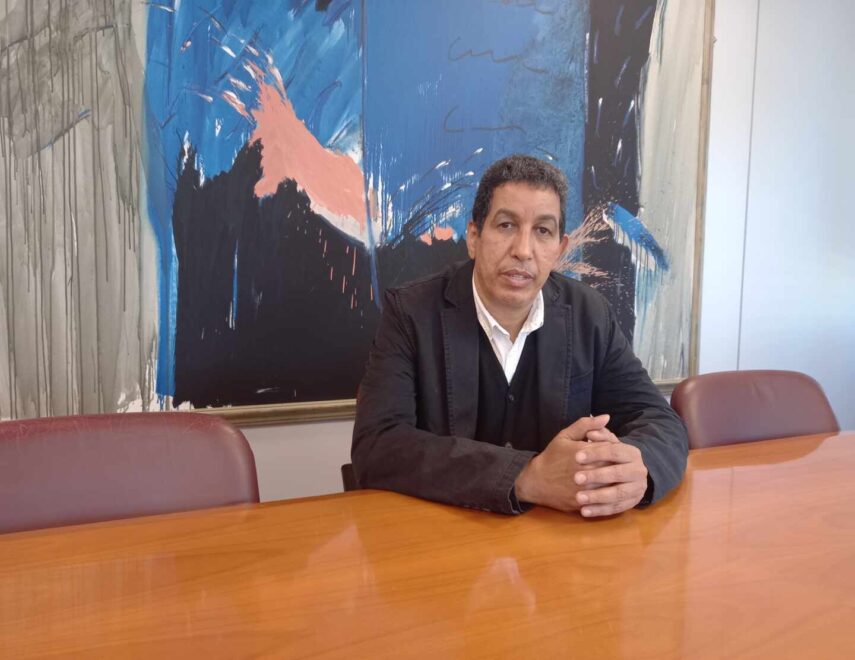 Abdulah Arabi, delegado del Frente Polisario para España