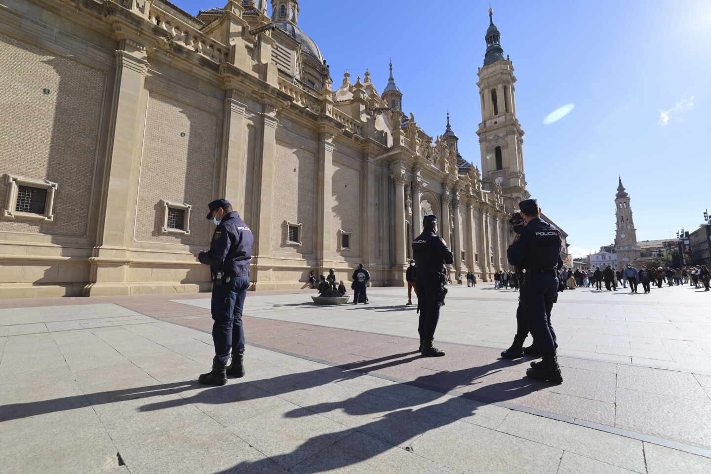 La Basílica del Pilar en Zaragoza.