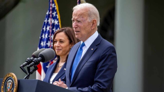 Joe Biden y Kamala Harris, en la Casa Blanca. Joe Biden y Kamala Harris, en la Casa Blanca.