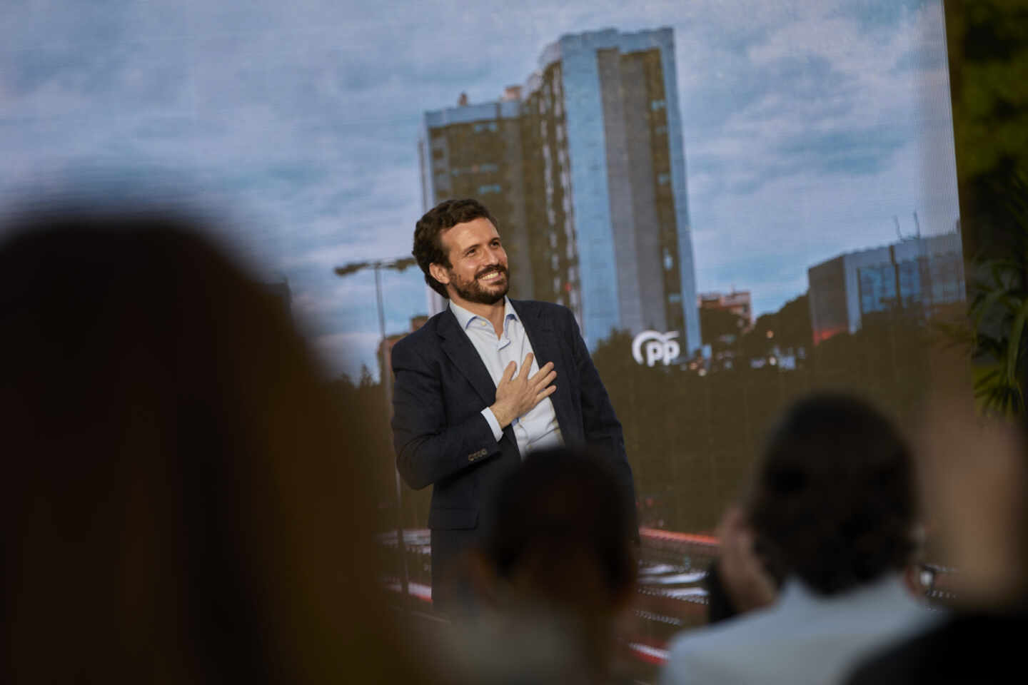 El presidente del PP, Pablo Casado.