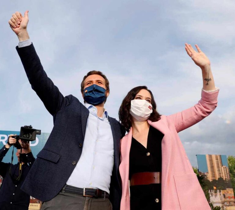 Ayuso y Casado apuntan al "principio del fin" de Pedro Sánchez tras el 4-M