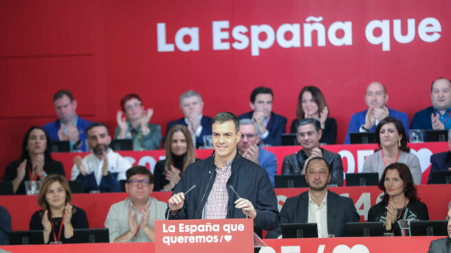 El presidente del Gobierno, Pedro Sánchez, interviene en el Comité Federal del PSOE de 2020 en Ferraz