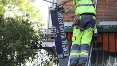 La Justicia obliga al Ayuntamiento de Madrid a mantener la calle General Millán Astray