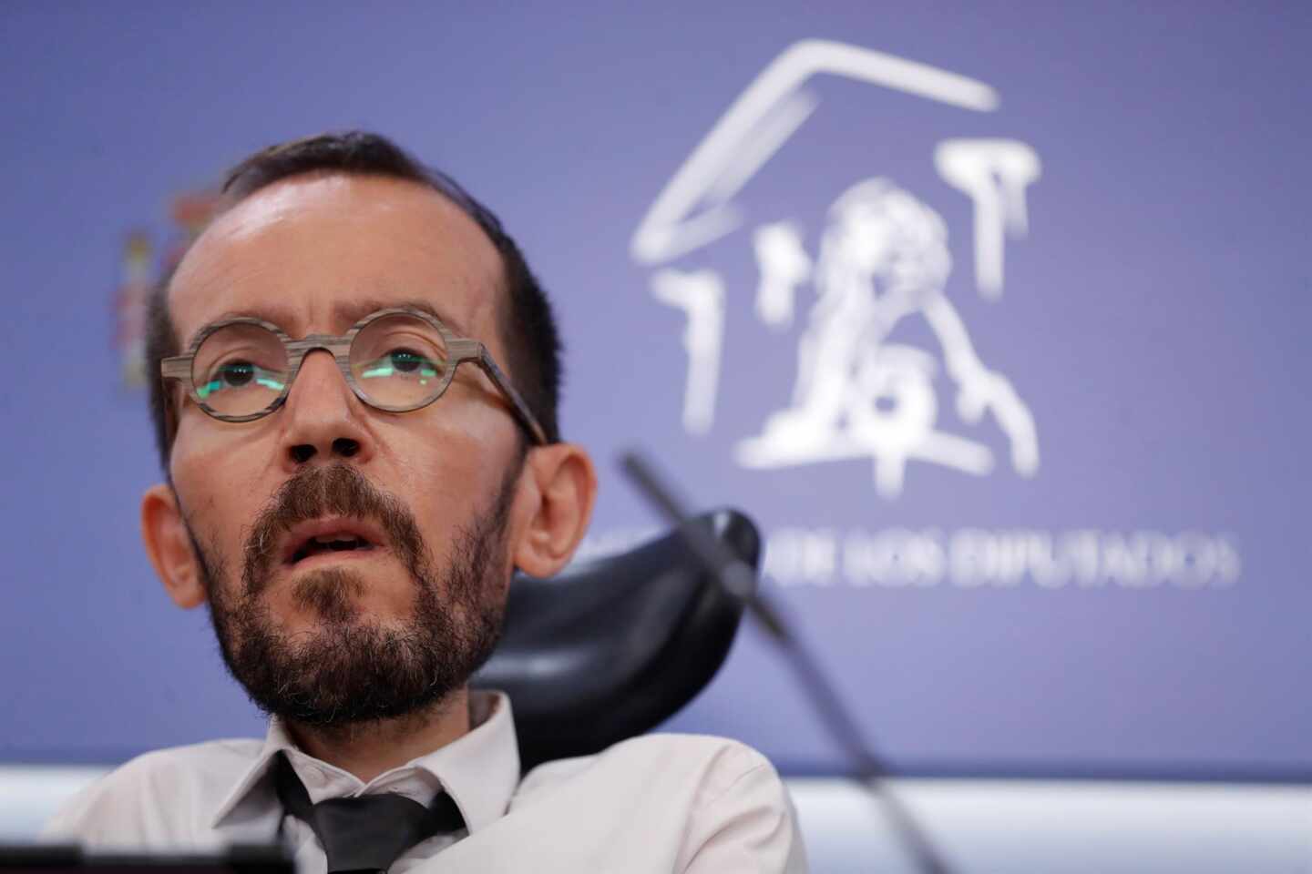 El portavoz de Podemos en el Congreso, Pablo Echenique.