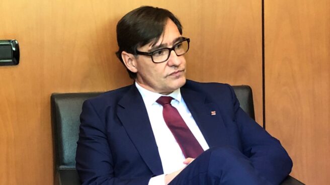 El candidato del PSC y ex ministro de Sanidad, Salvador Illa, durante una entrevista con El Independiente. El candidato del PSC y ex ministro de Sanidad, Salvador Illa, durante una entrevista con El Independiente.