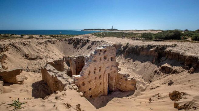 Terma romana descubierta en el cabo de Trafalgar (Cádiz).
