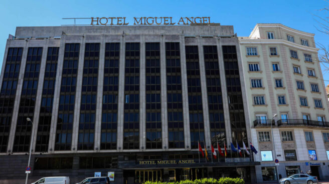 Fachada del Hotel Miguel Ángel, Madrid