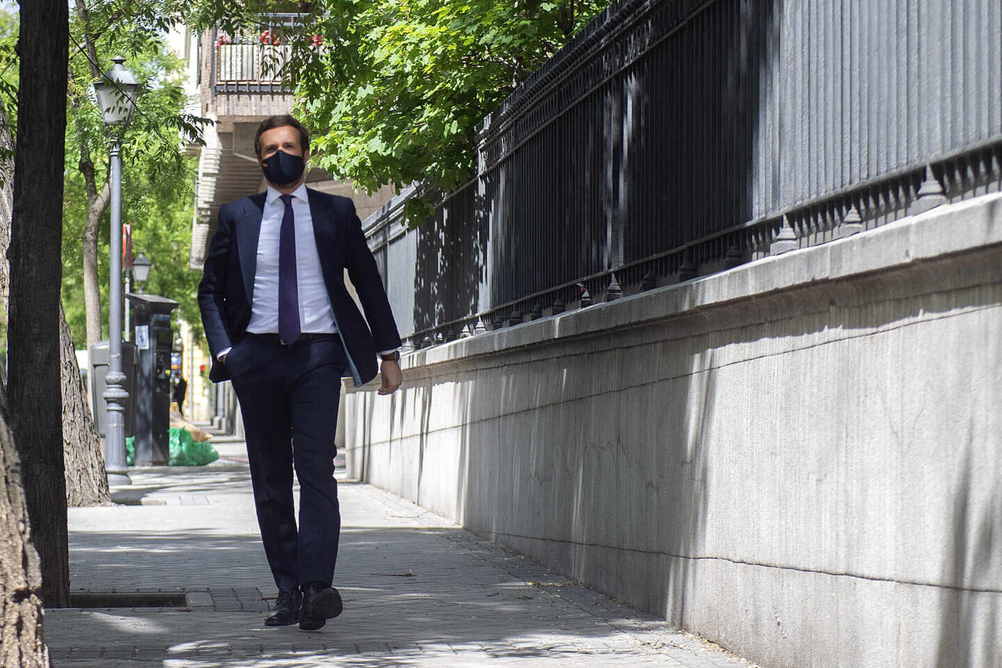 El presidente del PP, Pablo Casado.