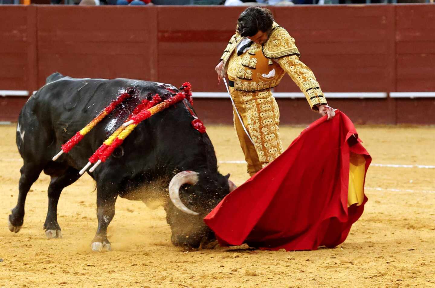 Morante de la Puebla, durante su faena en Vistalegre el 14 de mayo de 2021.