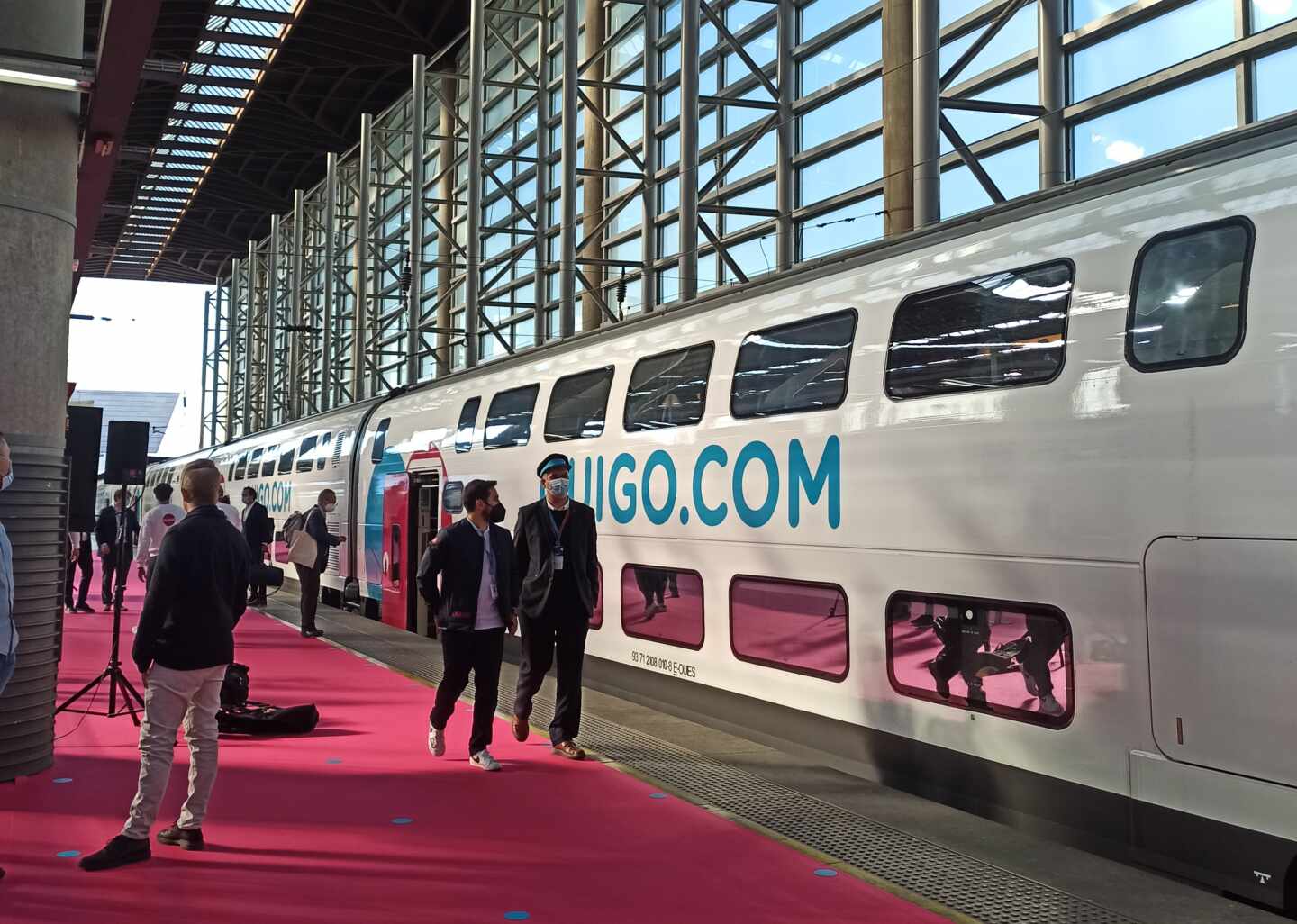 Un tren de Ouigo (SNCF) en Atocha