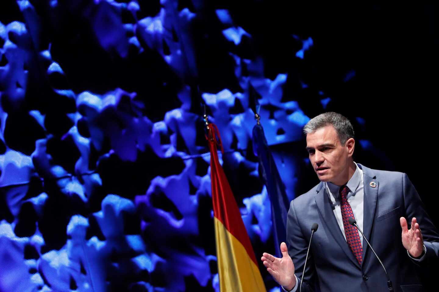 Pedro Sánchez, durante su intervención en el IV Congreso Iberoamericano CEAPI.