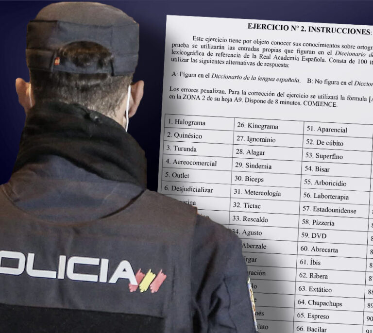 La Policía suspendió en ortografía al 75% de los opositores pese a bajar la nota a 3,5