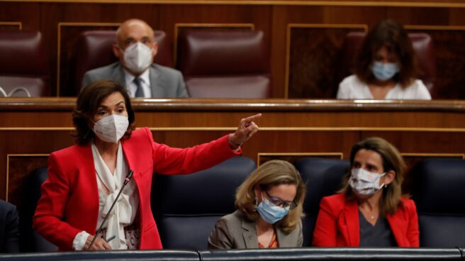 La vicepresidenta primera del Gobierno, Carmen Calvo. La vicepresidenta primera del Gobierno, Carmen Calvo.