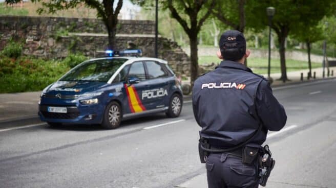 Un agente de la policía nacional.