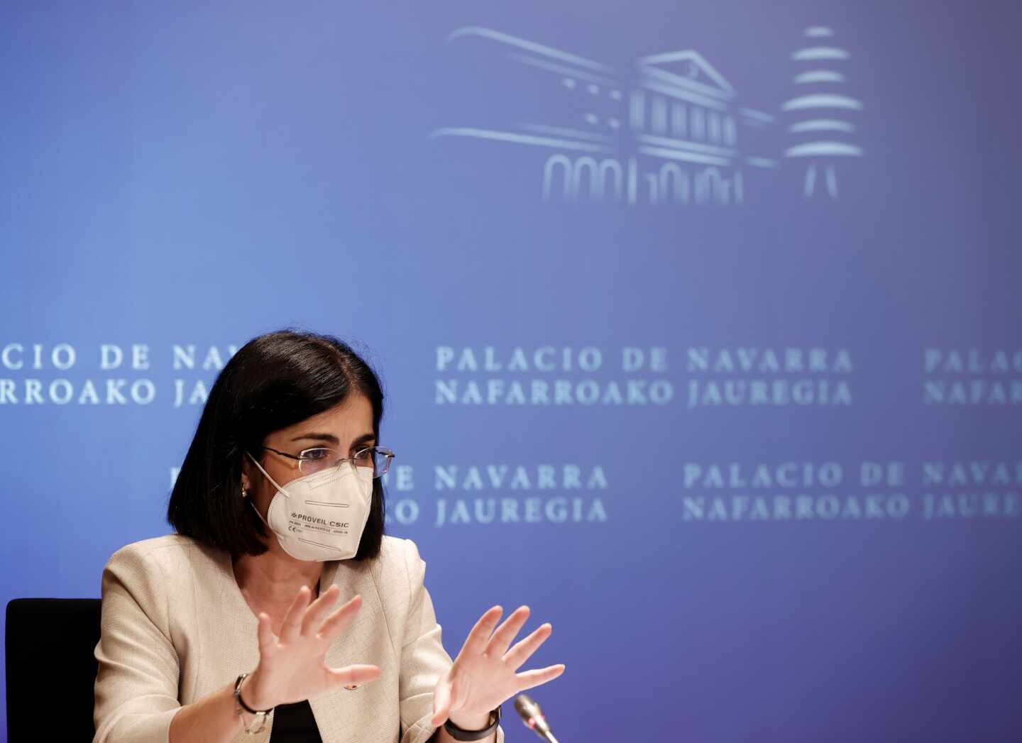 La ministra de Sanidad, Carolina Darias