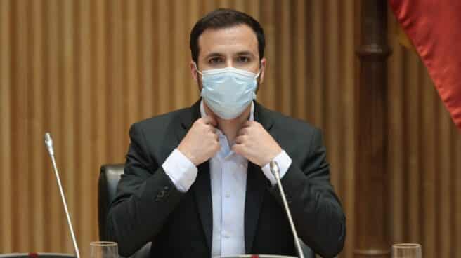 Comisión de Sanidad y Consumo en el Congreso El ministro de Consumo, Alberto Garzón