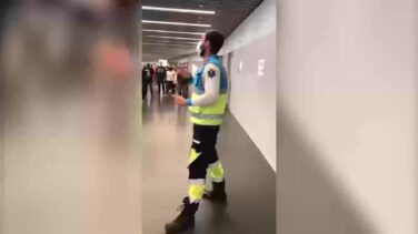 El discurso viral del sanitario del 112 en el Wanda Metropolitano a los vacunados