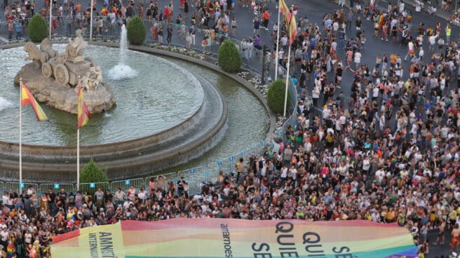 Manifestación estatal del Orgullo LGTBI en Madrid, desde Atocha hasta Colón