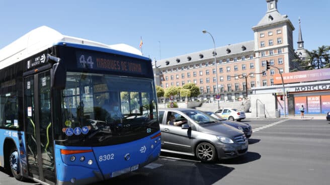 Autobús de la EMT en Madrid.