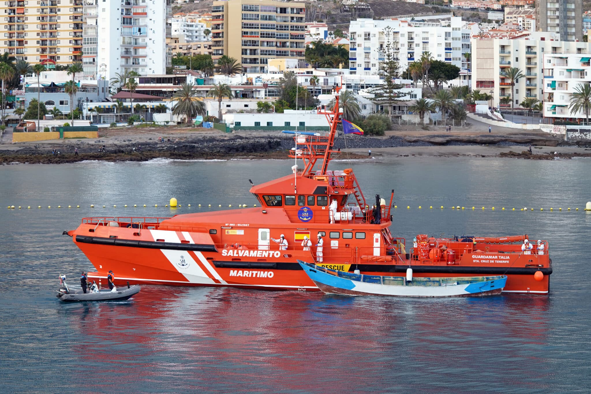 Un barco de Salvamento Marítimo, en una imagen de archivo.