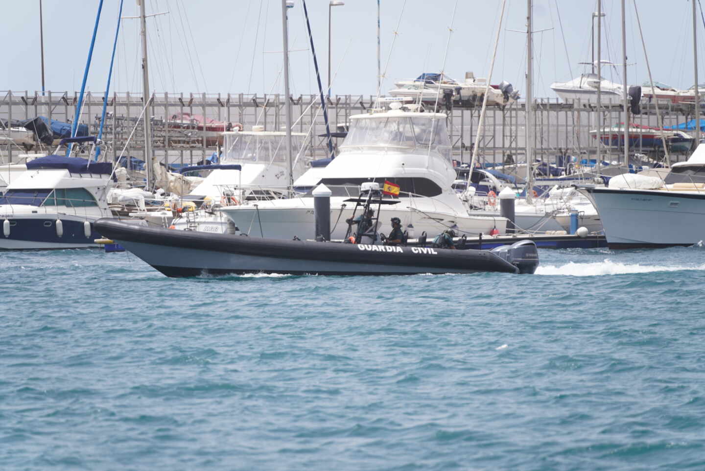 Agentes de la Guardia Civil en Tenerife.