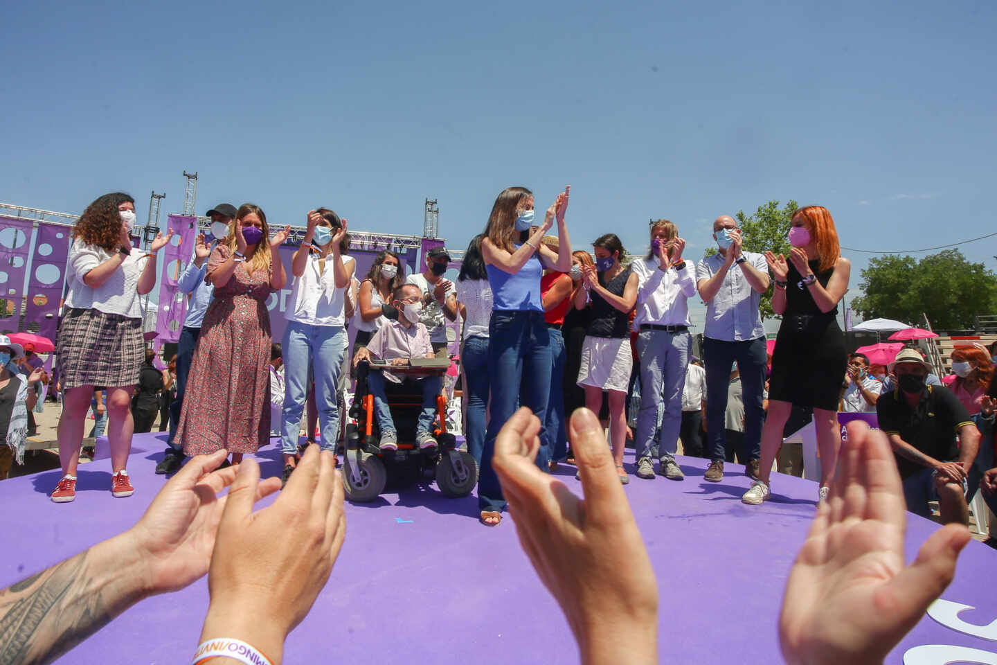Podemos culmina el relevo de iglesias con un homenaje a su figura