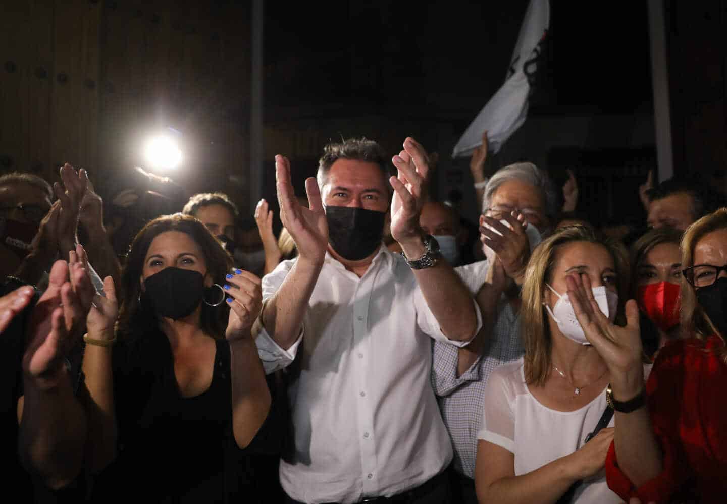 Juan Espadas, tras ganar las primarias.